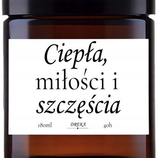 Świeca — Ciepła, miłości i szczęścia