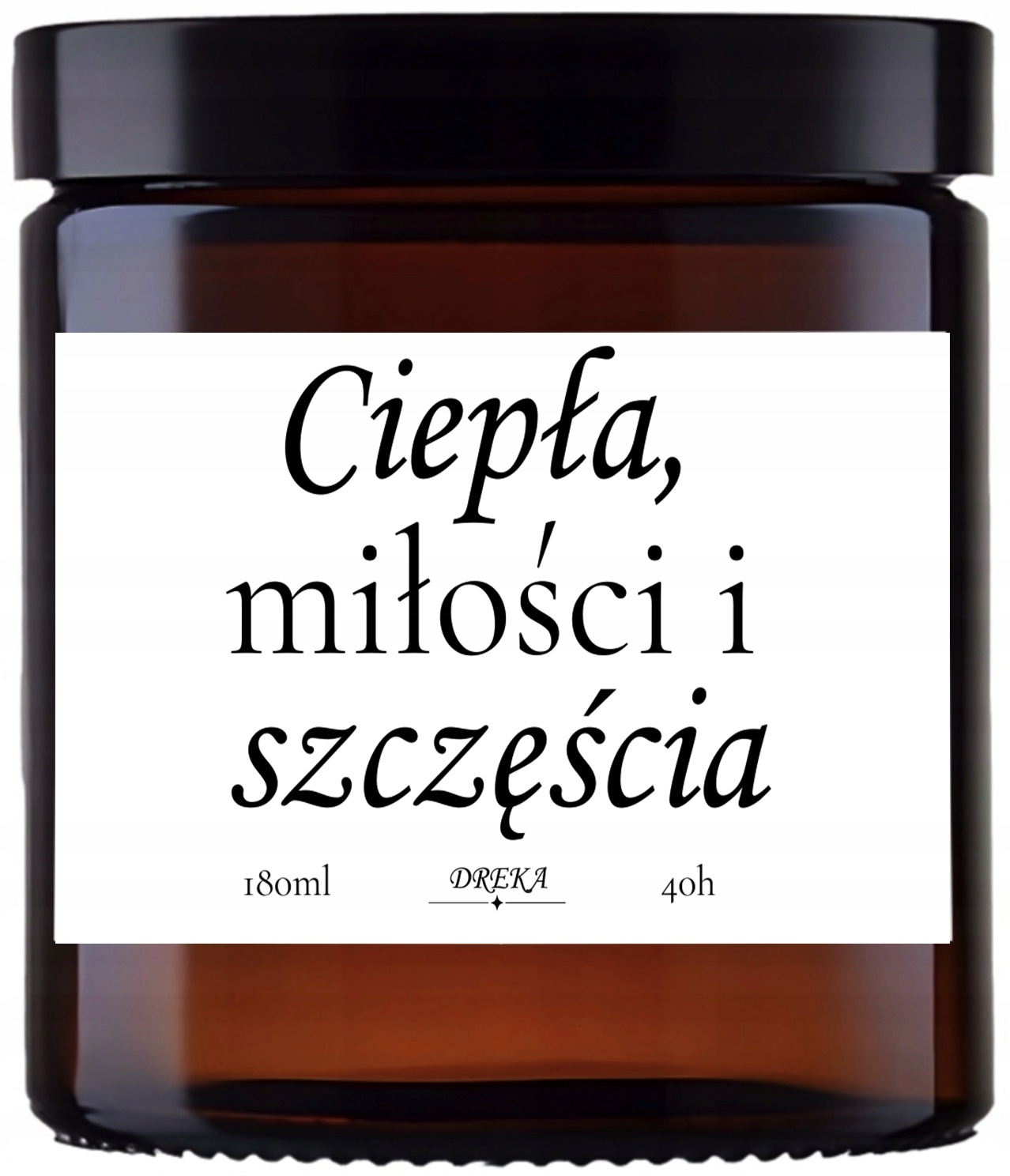 Świeca — Ciepła, miłości i szczęścia