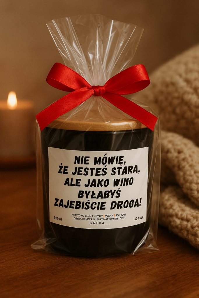 Świeca — Twój napis