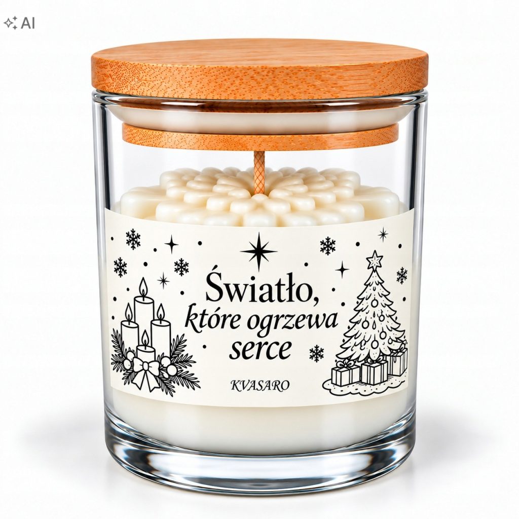 Świeca — Śnieżynka