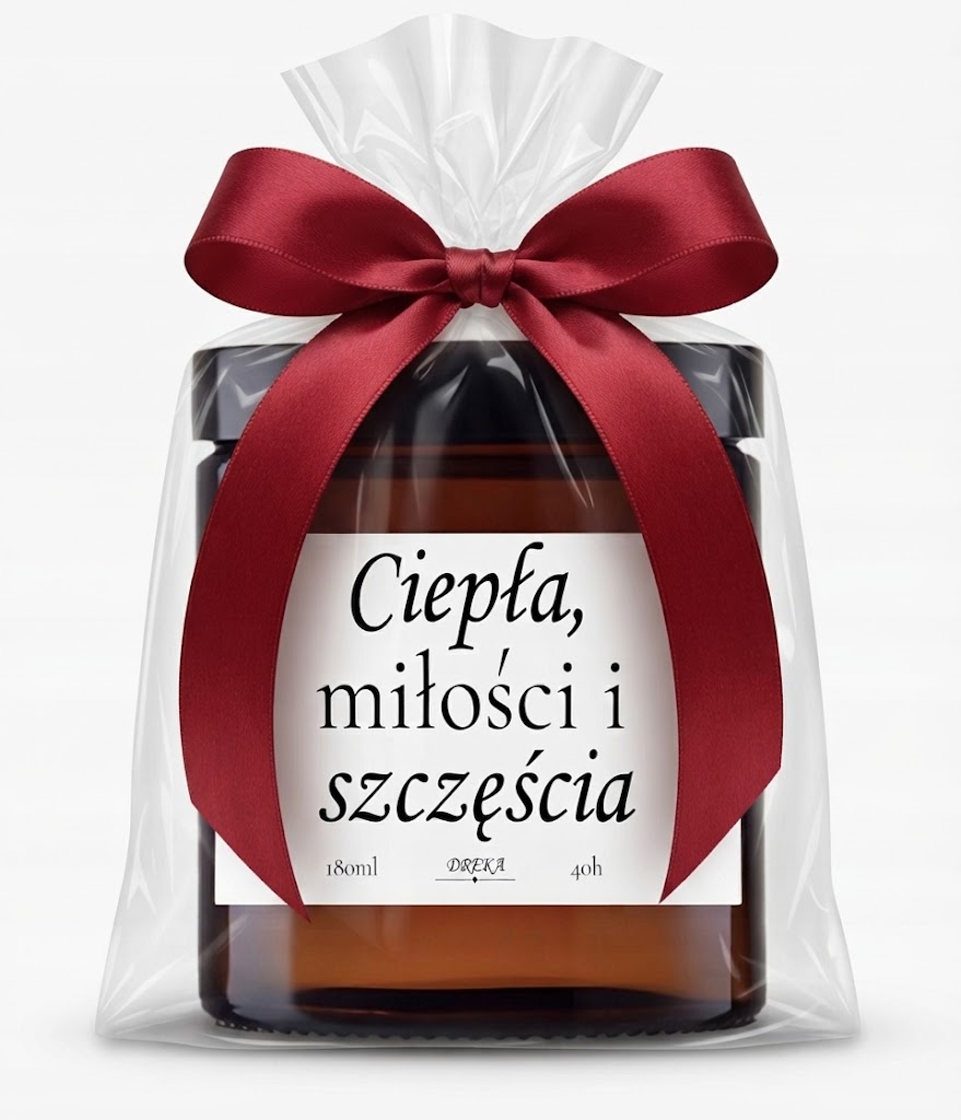 Świeca — Ciepła, miłości i szczęścia