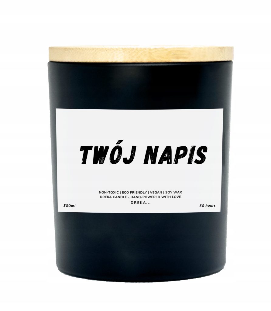Świeca — Twój napis
