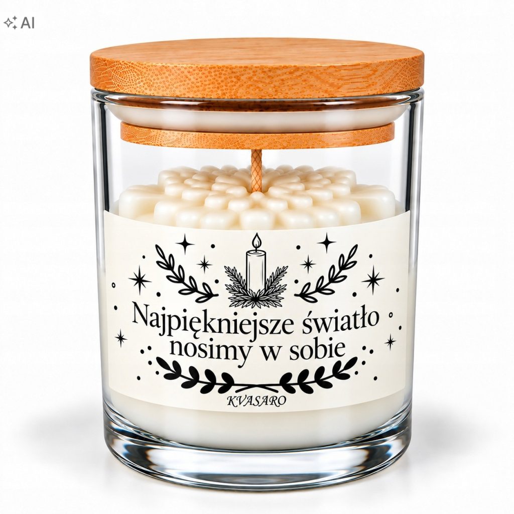 Świeca — Śnieżynka